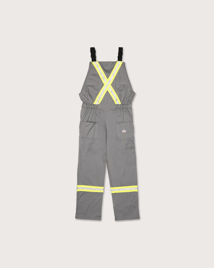 FR 88/12 Grey Bib with Reflective Trim