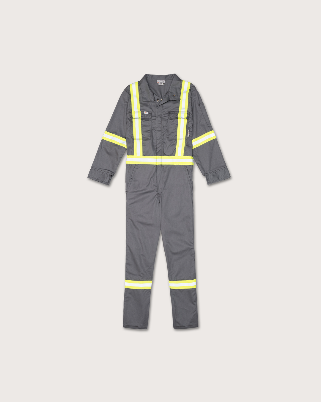 FR 88/12 Grey Coverall with CSA Trim