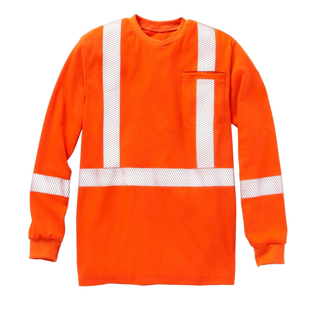 トップス hiwaso FR Hi Vis Orange T-Shirt with CSA Segmented – Rasco FR Canada