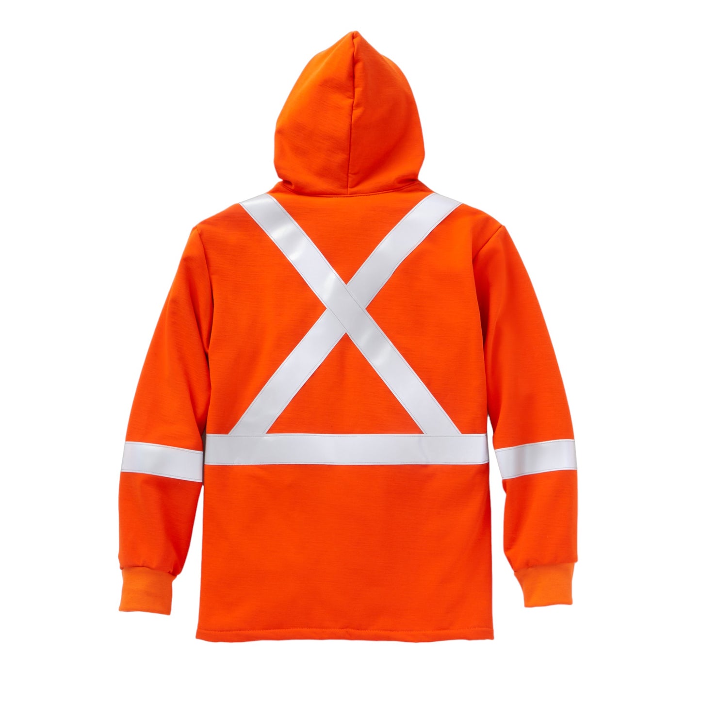 FR Hi Vis Orange Pullover Hoodie with 2" CSA Trim