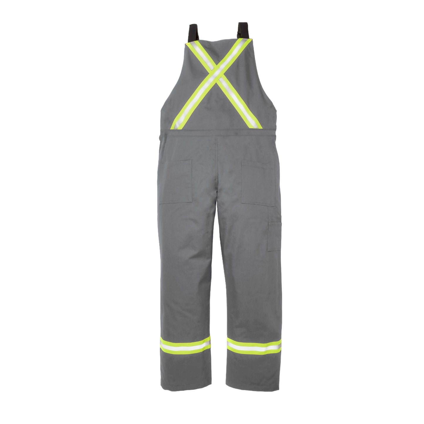 FR 88/12 Grey Bib with Reflective Trim