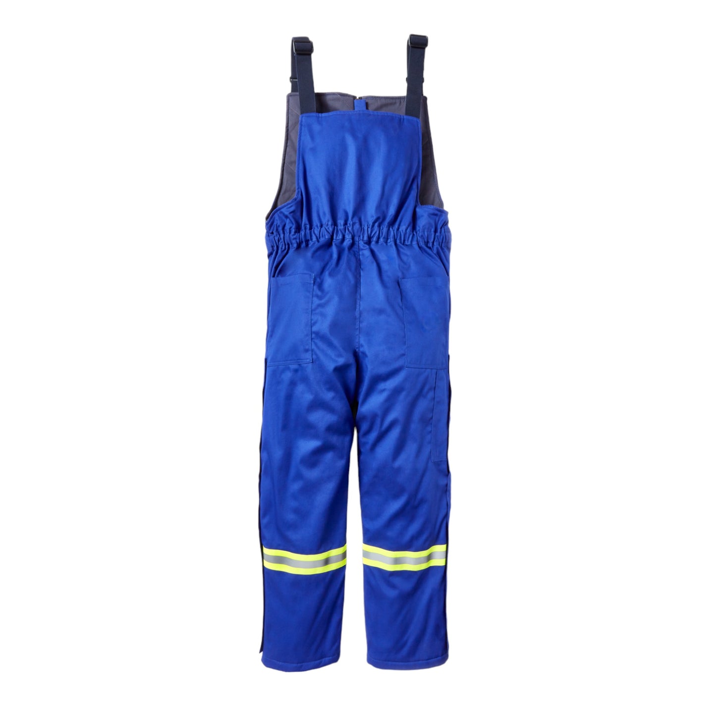 FR Royal Blue Insulated Bib with Reflective Trim