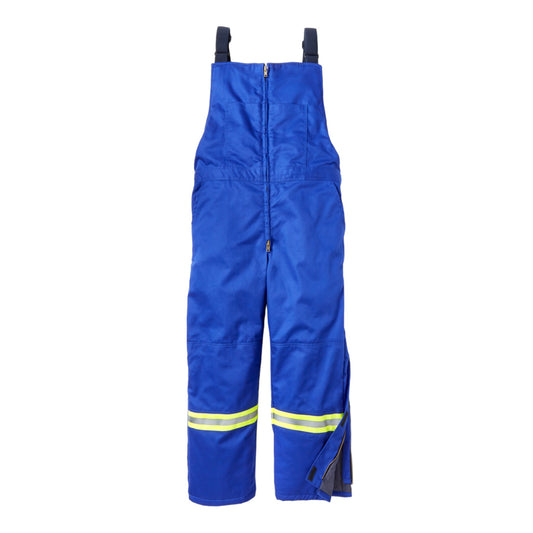 FR Royal Blue Insulated Bib with Reflective Trim