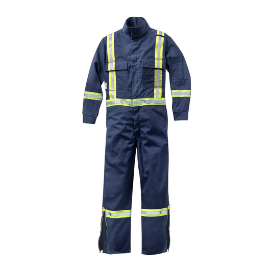 FR GlenGuard Navy Coverall with CSA Trim