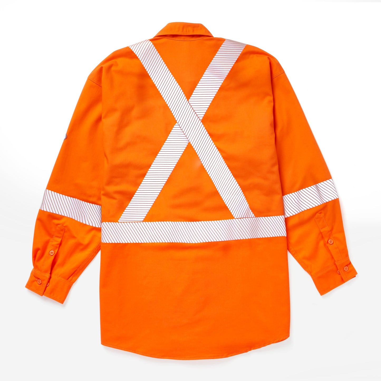 FR Hi Vis GlenGuard Orange Uniform Shirt with CSA Segmented