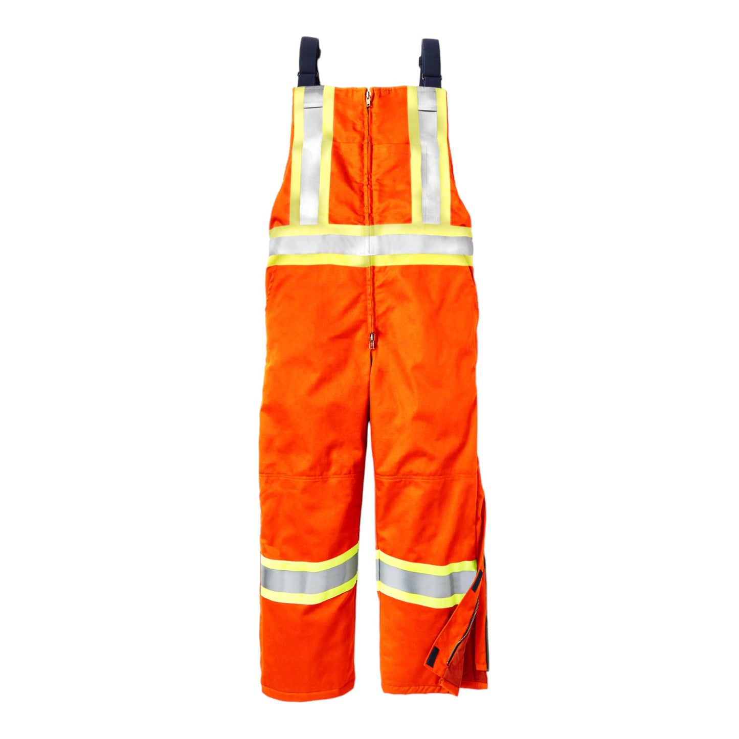 FR Hi Vis Orange Insulated Bib with 4" CSA Trim