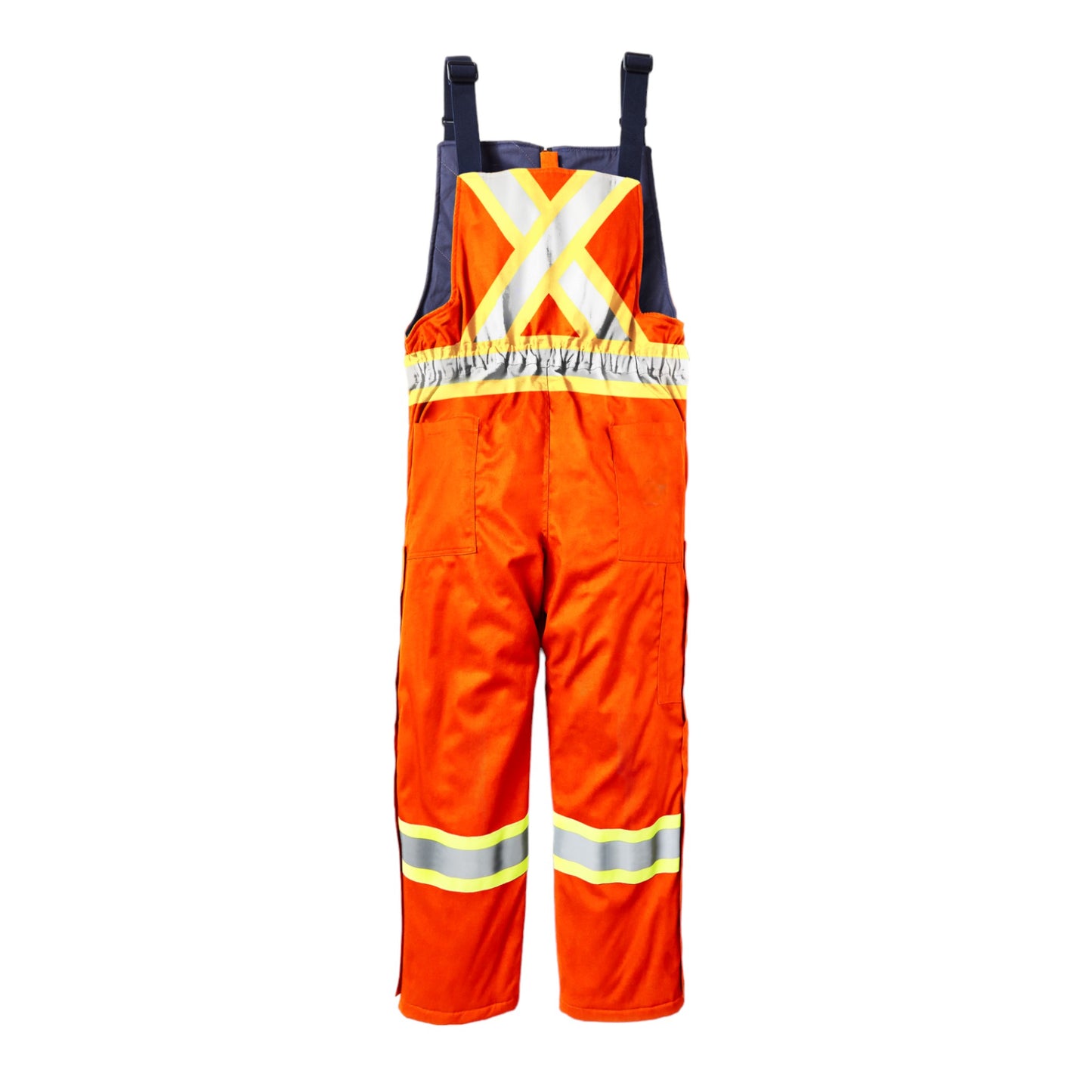 FR Hi Vis Orange Insulated Bib with 4" CSA Trim