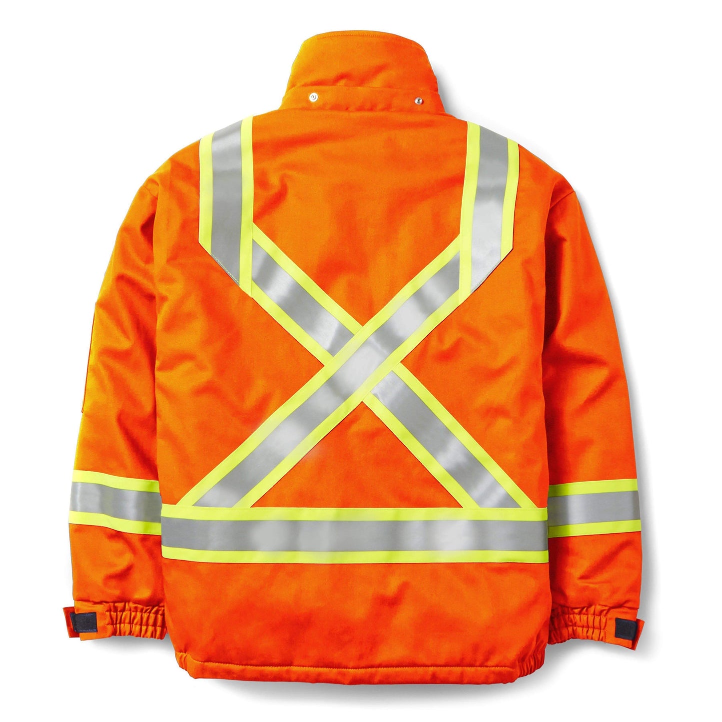 FR Hi Vis Orange Bomber with 4" CSA Trim