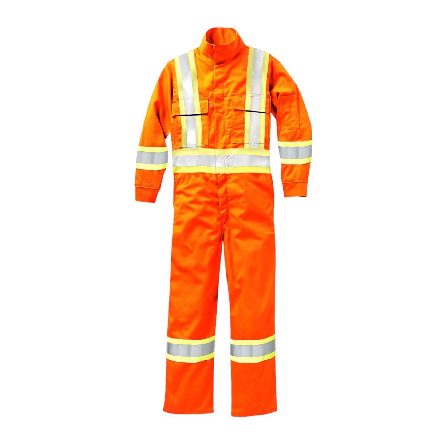 FR Hi Vis 88/12 Orange Coverall with 4" CSA Trim