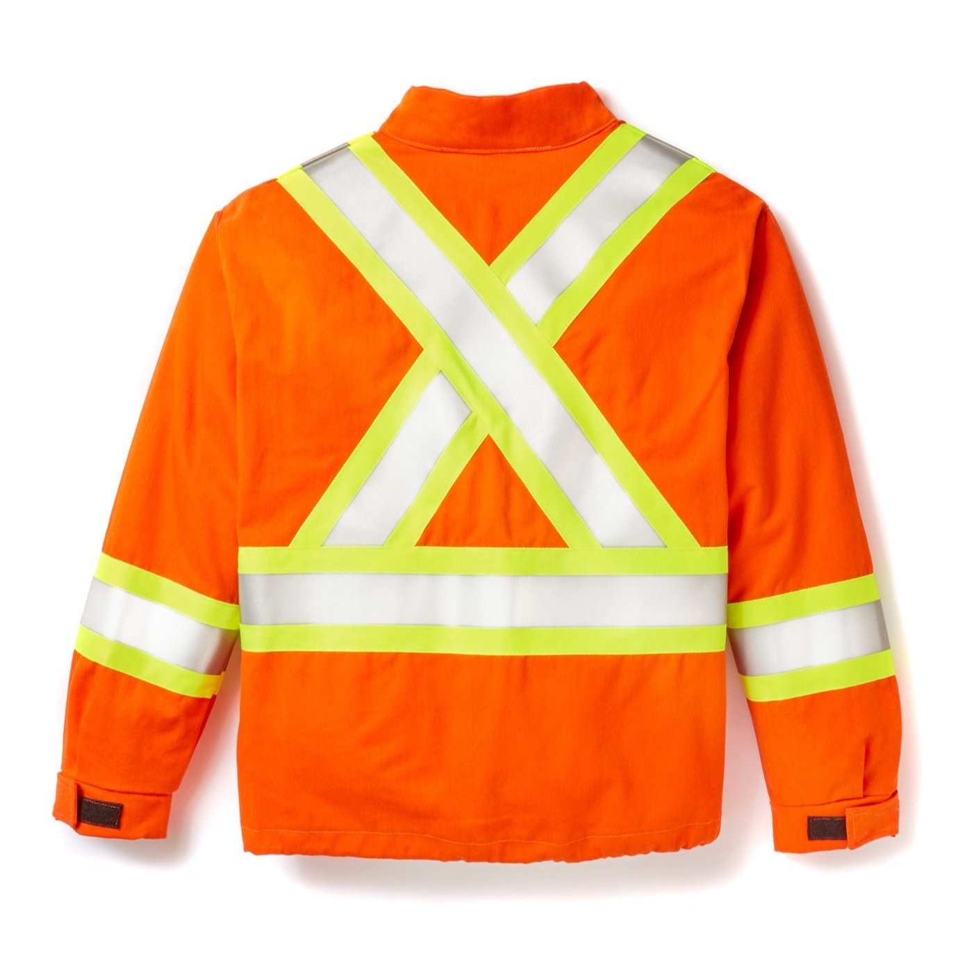 FR Hi Vis 88/12 Orange Unlined Bomber w 4" CSA Trim