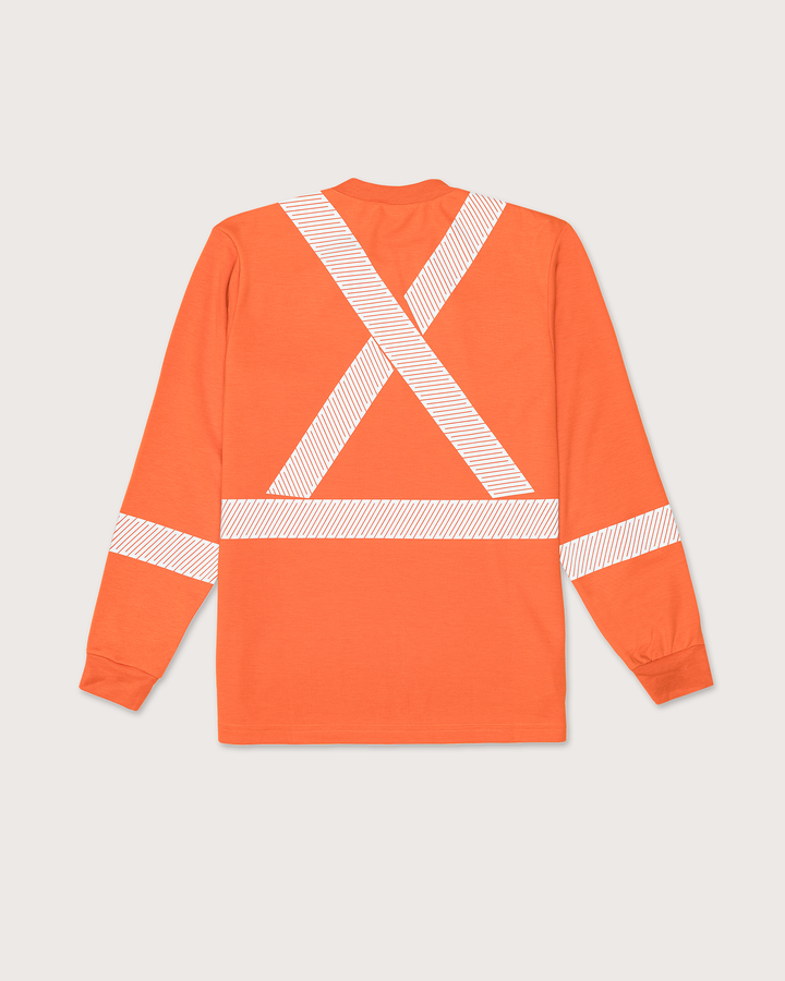 FR Hi Vis Inherent Orange T-Shirt with CSA Segmented
