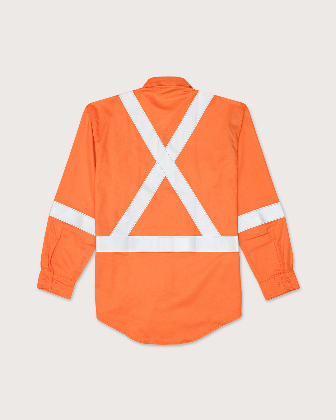 FR Hi Vis Orange Uniform Shirt with CSA Trim